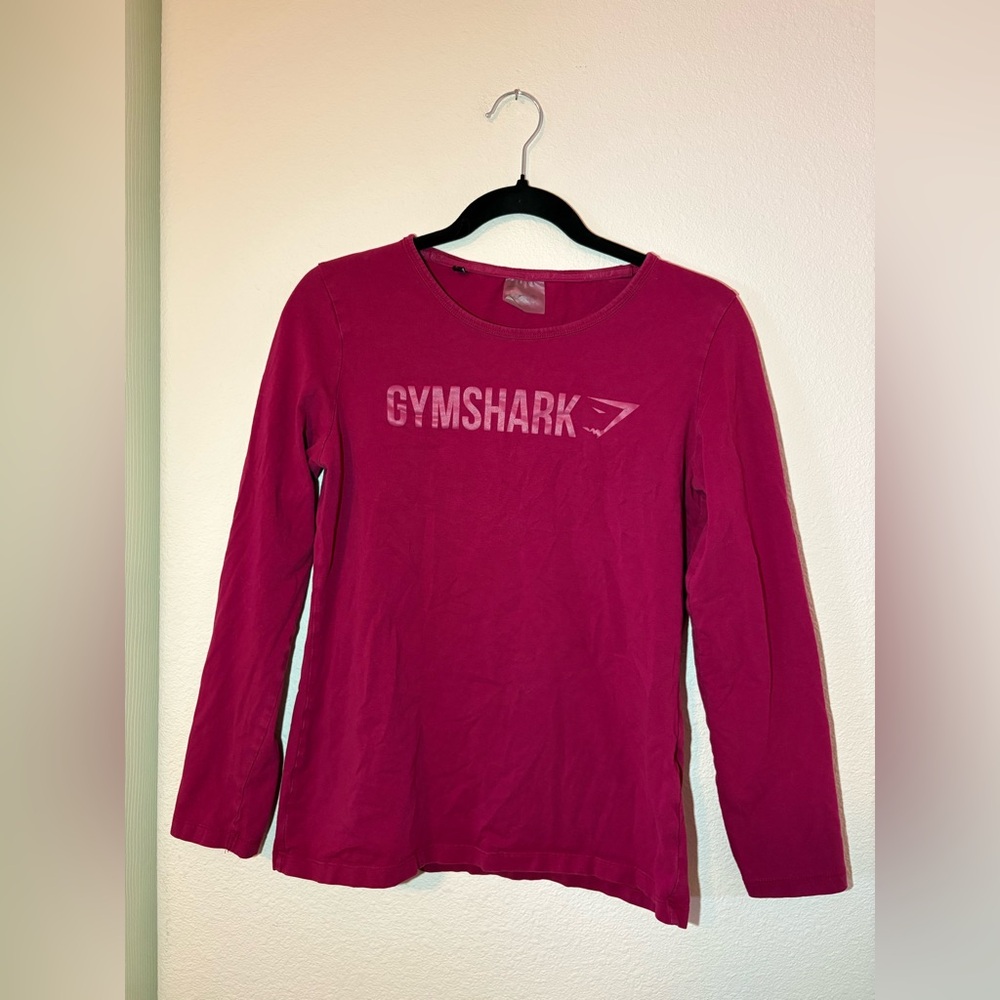 Gymshark Pink Long Sleeve Shirt